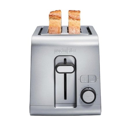 Hamilton Beach Proctor Silex 2 Slice Toaster, Black & Stainless Steel 105052